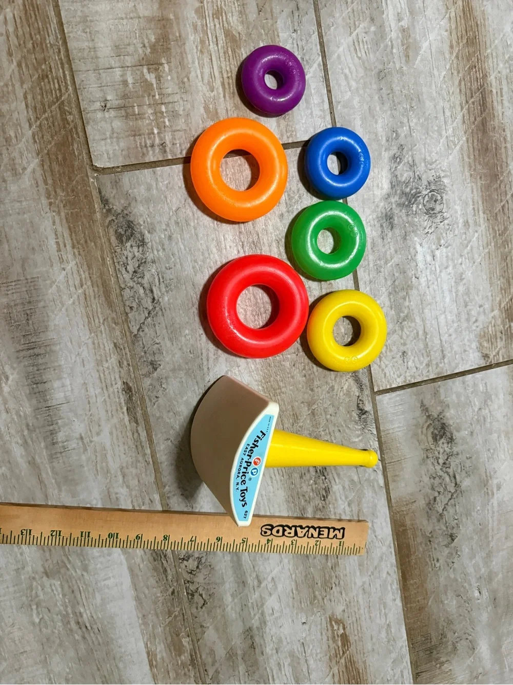 Vintage Fisher-Price Infant Rock-a-Stack Toy